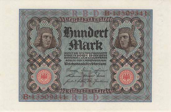 100 Mark 1920 ro.67b H/B